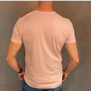 Cuts Clothing Men's PYCA Pro Henley T-Shirt‎ Short Sleeve Pale Pink Size Medium